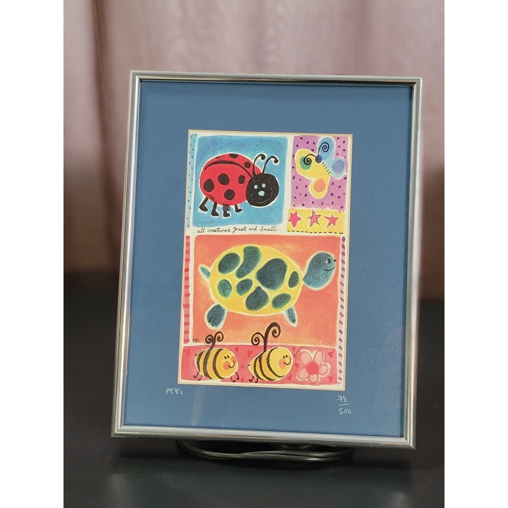 Artwork by Peri - Titled All Creatures Great and Small - Kids Decor